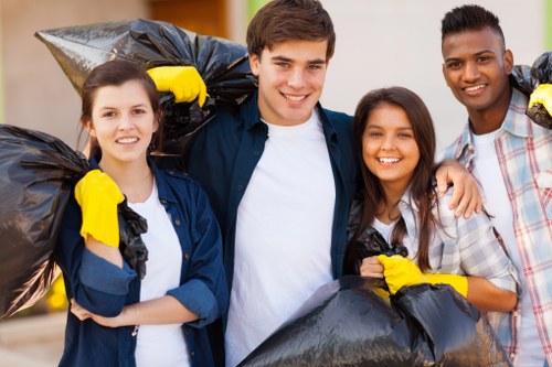 Clearance Rubbish team at work removing junk